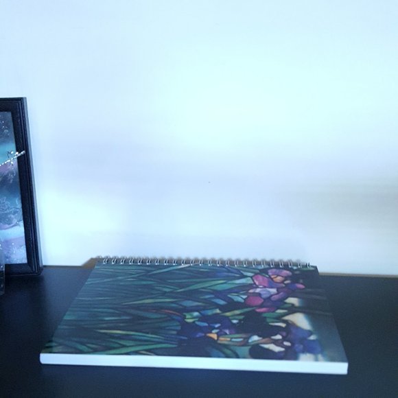 2/$20 Art Print Flower Unlined Pages Spiral Notebook - Picture 13 of 16